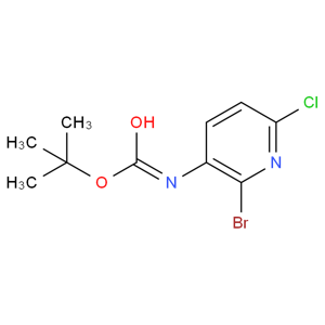 2-溴-6-氯吡啶-3-氨基甲酸叔丁酯