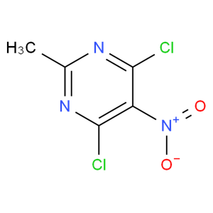 "2-methyl-5-nitro-4,6-dichloro-pyrimidin