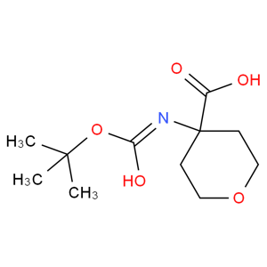 4-(BOC-氨基)四氢吡喃-4-羧酸,95%