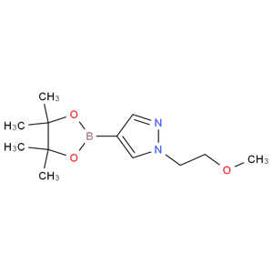 1-(2-甲氧基乙基)-4-(4,4,5,5-四甲基-1,3,2-二噁硼烷-2-基)-1H-吡唑