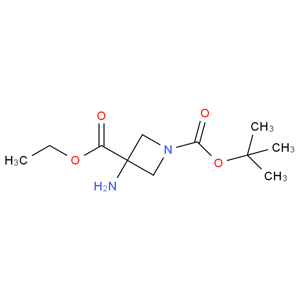 1-tert-butyl 3-ethyl 3-aminoazetidine-1,3-dicarboxylate