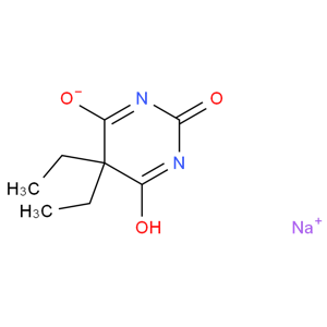 CAS 144-02-5；巴比妥钠；5,5-二乙基巴比土酸钠盐