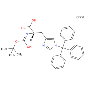 N-boc-N'-三苯甲基-L-组氨酸