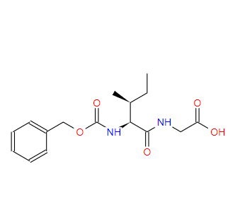 Z-ILE-GLY-OH,2-[[(2S,3S)-3-methyl-2-(phenylmethoxycarbonylamino)pentanoyl]amino]acetic acid