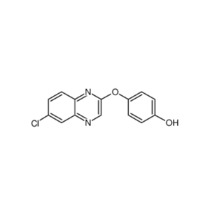 4-(6-氯喹喔啉-2-基氧基)苯酚,6-CHLORO-2-[(4-HYDROXYPHENYL)OXY]QUINOXALINE