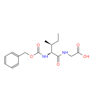Z-ILE-GLY-OH,2-[[(2S,3S)-3-methyl-2-(phenylmethoxycarbonylamino)pentanoyl]amino]acetic acid