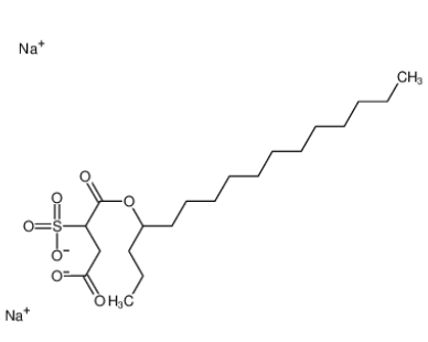 4-十六烷基2-磺酸基琥珀酸二钠盐,disodium,4-hexadecan-4-yloxy-4-oxo-3-sulfonatobutanoate