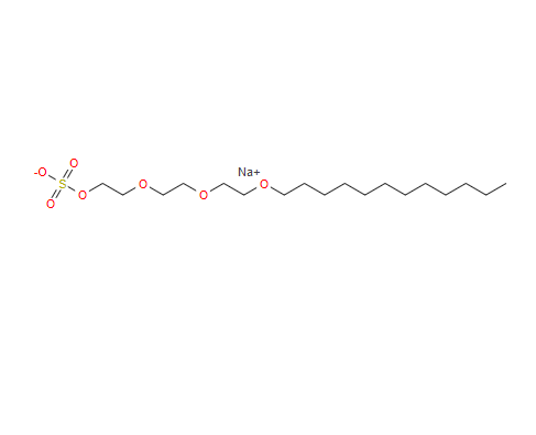 十二烷基醇三聚氧乙烯醚硫酸酯钠,Sodium 2-{2-[2-(dodecyloxy)ethoxy]ethoxy}ethyl sulfate