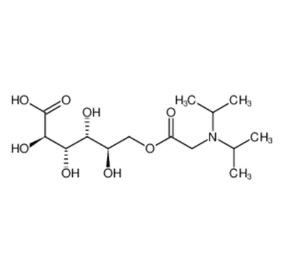 D-gluconic acid, 6-ester with N,N-diisopropylglycine,D-gluconic acid, 6-ester with N,N-diisopropylglycine