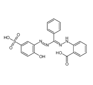 邻[2-（2-羟基-5-磺基苯偶氮）亚苄基]肼基苯甲酸单钠盐,ZINCON