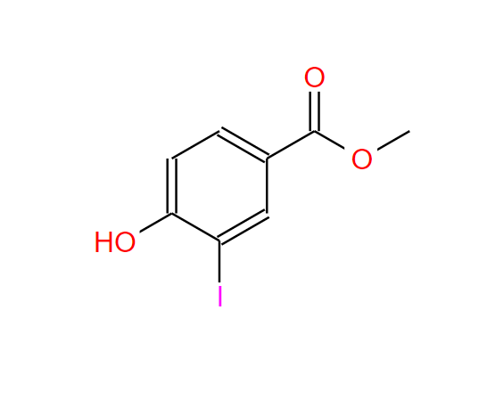 4-羟基-3-碘苯甲酸甲酯,METHYL 4-HYDROXY-3-IODOBENZOATE