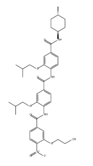 Benzamide, 4-[[3-(2-hydroxyethoxy)-4-nitrobenzoyl]amino]-N-[4-[[(trans-4-methylcyclohexyl)amino]carbonyl]-2-(2-methylpropoxy)phenyl]-3-(2-methylpropoxy)-