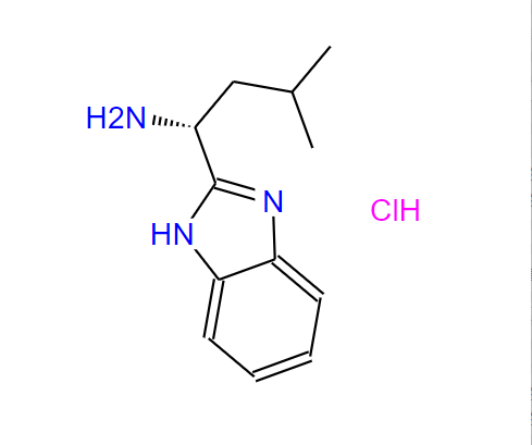 (R)-1-(1H-苯并咪唑-2-基)-3-甲基丁胺鹽酸鹽,(R)-1-(1H-Benzimidazol-2-yl)-3-methylbutylamine Hydrochloride