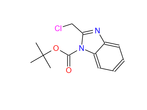 叔丁基-2-(氯甲基)-1H-苯并咪唑-1-羧酸叔丁酯,tert-butyl 2-(chloromethyl)-1H-benzimidazole-1-carboxylate