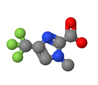 1-甲基-4-(三氟甲基)-1H-咪唑-2-羧酸,1-METHYL-4-(TRIFLUOROMETHYL)-1H-IMIDAZOLE-2-CARBOXYLIC ACID