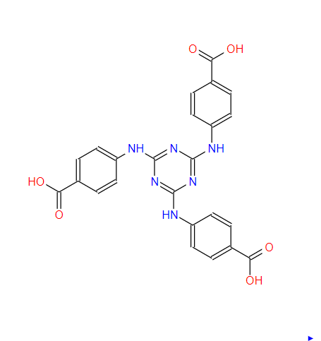 2,4,6-三[(对羧基苯基)氨基]-1,3,5-三嗪,4,4'',4''''-((1,3,5-triazine-2,4,6-triyl)tris(azanediyl))tribenzoicacid