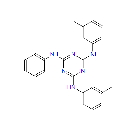 N,N',N''-三(3-甲基苯基)-1,3,5-三嗪-2,4,6-三胺,Tris(m-methylanilino)melamine