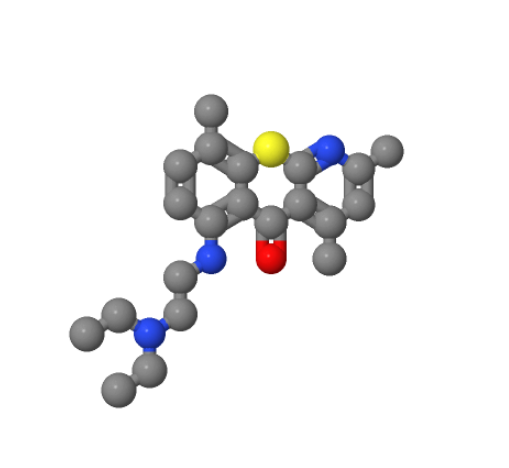 6-(2-二乙基氨基乙胺)-2,4,9-(三甲基)苯并噻喃并[2,3-b]吡啶-5-酮,6-[2-(diethylamino)ethylamino]-2,4,9-trimethylthiochromeno[2,3-b]pyridin-5-one