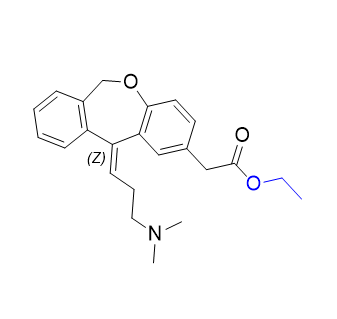 奧洛他定雜質(zhì)04,ethyl(Z)-2-(11-(3-(dimethylamino)propylidene)-6,11-dihydrodibenzo [b,e]oxepin-2-yl)acetate