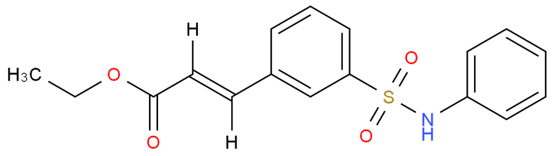 贝利司他中间体乙酯，E-3-[3-(N-苯基氨基磺酰基)苯基]丙烯酸乙酯,(E)-3-(3-phenylsulfamoyl-phenyl)-acrylic acid ethyl （methyl）ester