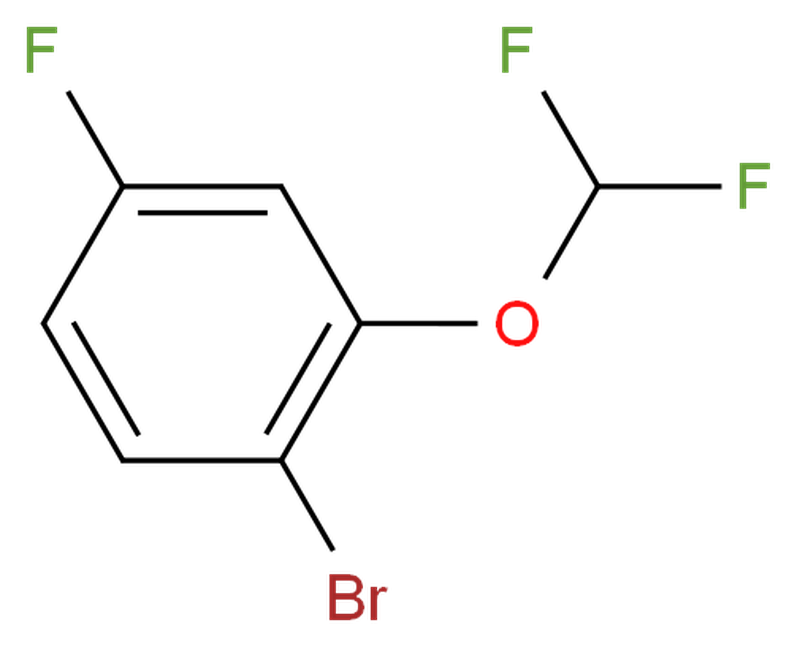 2-溴-5-氟-1-二氟甲氧基苯,2-bromo-5-fluoro-1-difluoromethoxybenzene
