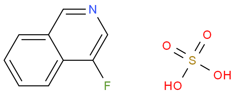 4-氟异喹啉硫酸盐,4-fluoroisoquinoline,sulfuric acid