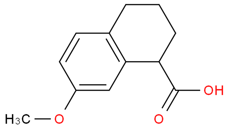 7-methoxy-1,2,3,4-tetrahydronaphthalene-1-carboxylic acid,7-methoxy-1,2,3,4-tetrahydronaphthalene-1-carboxylic acid