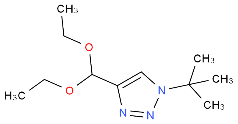 1-tert-Butyl-4-diethoxymethyl-1H-[1,2,3]triazole,1-tert-Butyl-4-diethoxymethyl-1H-[1,2,3]triazole