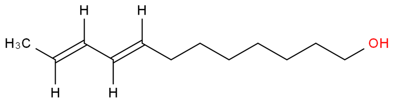 (E,E)-8,10-十二碳二烯-1-醇；苹果蠹蛾信息素；（反，反）-8，10-十二碳二烯-1-醇；（8E，10E）-十二碳二烯-1-醇；E，E-8,10-十二碳二烯-1-醇；8,10-（E，E）-十二碳二烯-1-醇；8E，10E-十二碳二烯-1-醇,(E,E)-8,10-dodecadien-1-ol;(8E,10E)-dodecadien-1-ol;E,E-8,10-dodecadien-1-ol;8,10-(E,E)-dodecadien-1-ol;8E,10E-dodecadien-1-ol;(trans,trans)-8,10-Hexadien-1-ol;