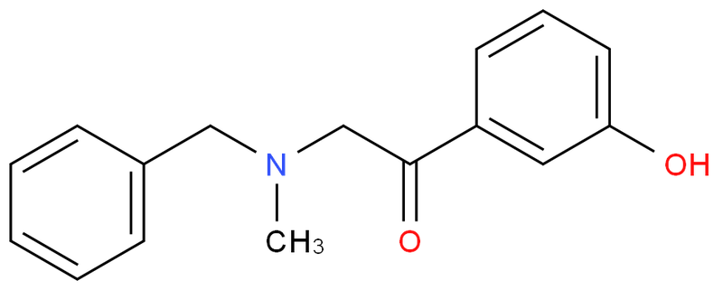 1-(3-羥基苯基)-2-[甲基(苯基甲基)氨基]乙酮,1-(3-hydroxyphenyl)-2-[methyl(phenylmethyl)amino]ethan-1-one