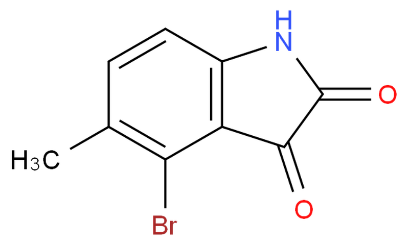 4-溴-5-甲基靛红,4-Bromo-5-methylisatin