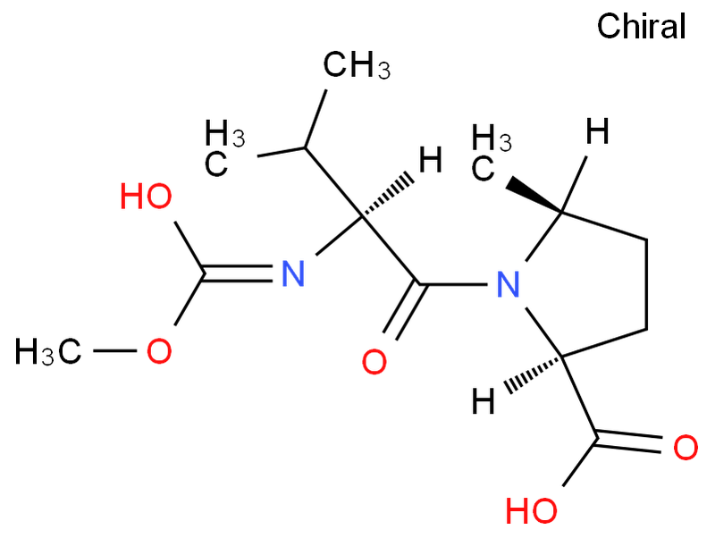 (5S)-N-(甲氧羰基)-L-缬氨酰-5-甲基-L-脯氨酸,(5S)-N-(Methoxycarbonyl)-L-valyl-5-methyl-L-proline