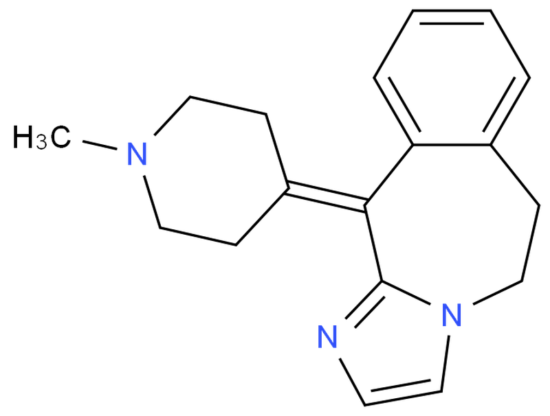 11-(1-Methylpiperidin-4-ylidene)-6,11-dihydro-5H-benzo[d]iMidazo[1,2-a]azepine,阿卡他定中间体