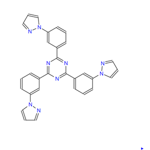 2,4,6-三(3-(1H-吡唑-1-基)苯基)-1,3,5-三嗪,1,3,5-Triazine, 2,4,6-tris[3-(1H-pyrazol-1-yl)phenyl]-