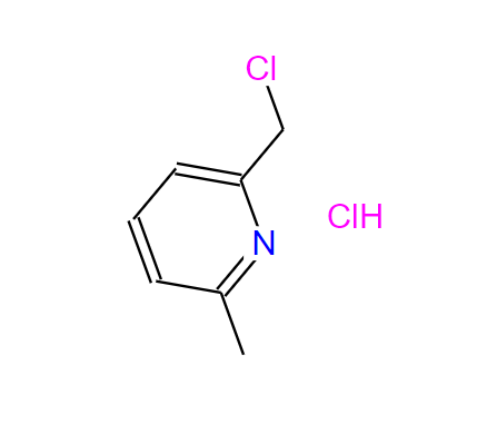 2-(氯甲基)-6-甲基吡啶盐酸盐,6-chloromethyl-2-methylpyridinium chloride