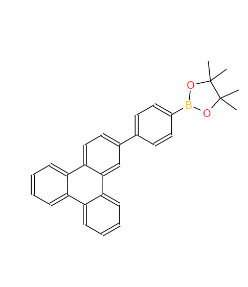 4-(三亚苯-2-基)苯基硼酸频哪醇酯,4,4,5,5-tetramethyl-2-(4-(triphenylen-2-yl)phenyl) -1,3,2-dioxaborolane