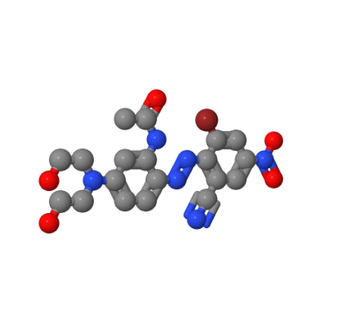 N-[5-[二(2-羟乙基)氨基]-2-[(2-溴-6-氰基-4-硝基苯基)偶氮]苯基]乙酰胺,N-[5-[bis(2-hydroxyethyl)amino]-2-[(2-bromo-6-cyano-4-nitrophenyl)azo]phenyl]acetamide