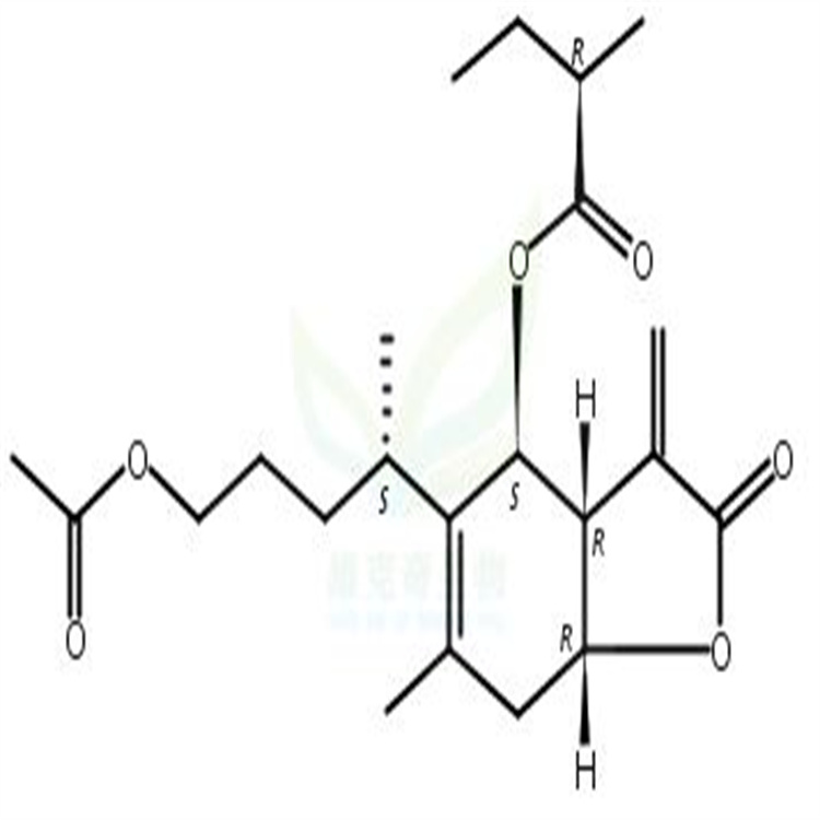 1-O-乙酰基-6alpha-O-(2-甲基丁酰)大花旋覆花内酯,1-O-Acetyl-6alpha-O-(2-methylbutyryl)britannilactone