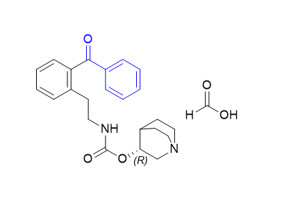 索利那新杂质12,(R)-quinuclidin-3-yl (2-benzoylphenethyl)carbamate formate