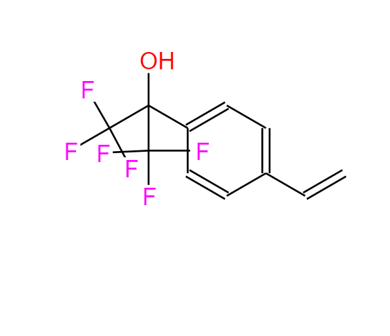 ALPHA,ALPHA-二(三氟甲基)-4-乙烯基苄醇,p-(Hexafluoro-2-hydroxypropyl)styrene