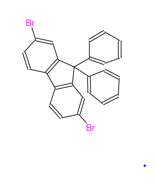 2,7-二溴-9,9-二苯基芴,2,7-Dibromo-9,9-diphenylfluororene