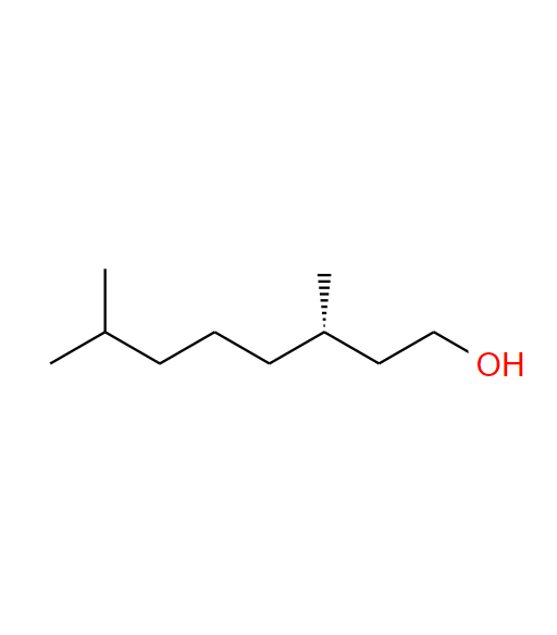 (S)-3,7-二甲基辛烷-1-醇,S-3,7-DIMETHYL-1-OCTANOL