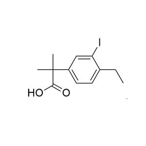 2-(4-乙基-3-碘苯基)-2-甲基丙酸,2-(4-ethyl-3-iodophenyl)-2-Methylpropanoic acid