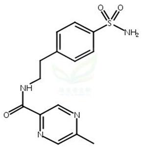 格列吡嗪杂质Ⅰ,4-[2-(5-Methylpyrazinyl-2-carboxamido)ethyl]benzenesulfonamide