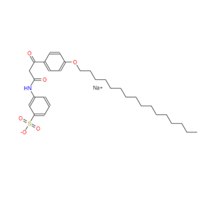 3-[[3-[4-(十六烷氧基)苯基]-1,3-二氧代丙基]氨基]苯磺酸钠,sodium,3-[[3-(4-hexadecoxyphenyl)-3-oxopropanoyl]amino]benzenesulfonate