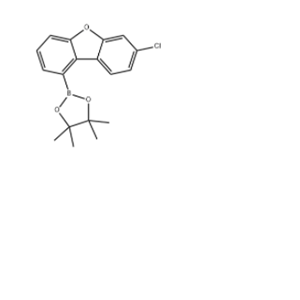 2-(7-chlorodibenzo[b,d]furan-1-yl)-4,4,5,5-tetramethyl-1,3,2-dioxaborolane,2-(7-chlorodibenzo[b,d]furan-1-yl)-4,4,5,5-tetramethyl-1,3,2-dioxaborolane