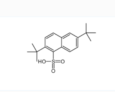 2，6-二叔丁基萘-1-磺酸,2,6-di-tert-butylnaphthalene-1-sulphonic acid