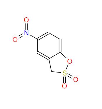5-硝基-3H-1,2-苯并氧硫杂环戊烯 2,2-二氧化物,5-nitro-3H-1,2λ<sup>6</sup>-benzoxathiole 2,2-dioxide