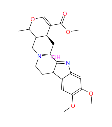 Methyl (3β,19α,20α)-10,11-dimethoxy-19-methyl-16,17-didehydro-18- oxayohimban-16-carboxylate hydroch,Methyl (3β,19α,20α)-10,11-dimethoxy-19-methyl-16,17-didehydro-18- oxayohimban-16-carboxylate hydrochloride (1:1)