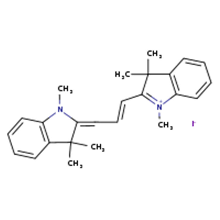 熒光染料類衍生物,2-[3-(1,3-dihydro-1,3,3-trimethyl-2H-indol-2-ylidene)prop-1-enyl]-1,3,3-trimethyl-3H-indolium iodide